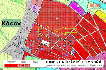 Prodej pozemku k bydlení, 922 m², Kácov, ul. K Farářství - 3