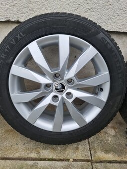 ALU kola CRYSTAL 6,0J x 17“ ET 48 original zimní 205/55 V XL - 3