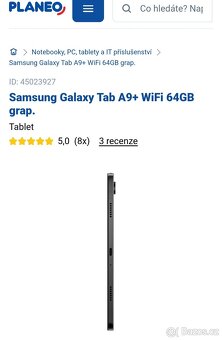 Tablet Samsung Galaxy A+ - 3