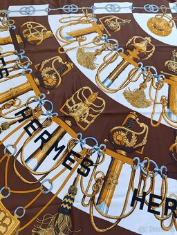 Hedvábný šátek Hermes Paris Cliquetis - 3