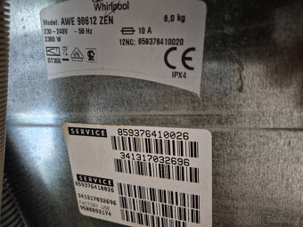 pračka Whirlpool s horním plněním 6 kg. - AWE 98612 ZEN - 3