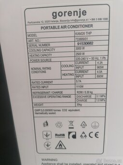 Mobilní klimatizace GORENJE - 3