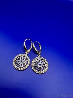 zlaté náušnice 14 karátů(585/1000) - nové - 3