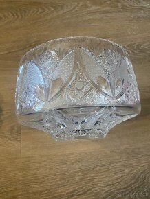 Velká mísa z broušeného skla - 3