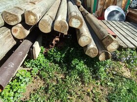 Prodám dřevěné kuláče pr. 135mm, délka 2.85-3,45cm - 3