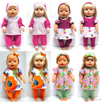NOVÉ OBLEČKY NA PANENKY 40 AŽ 43 BABY BORN - 3