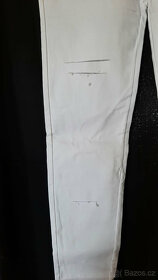 Nové bílé strečové skinny kalhoty S / 36 / 8 - 3