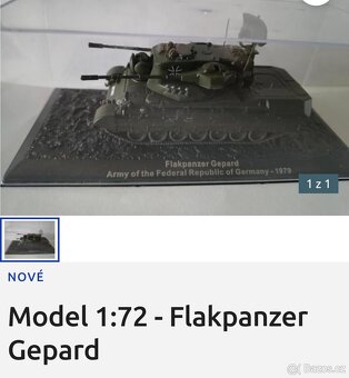 Modely tanků a jiné vojenské techniky 1/72 - 3