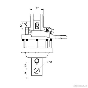 hydraulický rotátor FORMIKO 4,5 t-doprava po ČR ZDARMA - 3