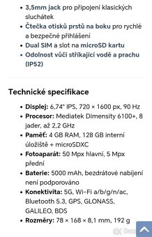 Mobilní telefon Xiaomi Redmi 13C 5G - 3