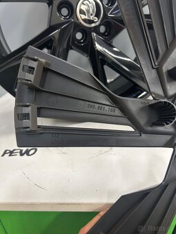 Origo Škoda Alu r18 5x100 Vega + aero kryty kol TOP stav - 3