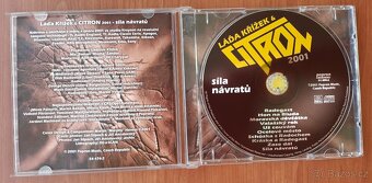 ORIGINÁL CD LÁĎA KŘÍŽEK & CITRON - SÍLA NÁVRATŮ 2001 - 3