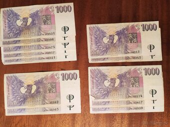 Bankovka 1000 Kč vzor 1996, série C,D,E,F - 3