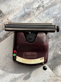 Psací stroj Bambino – funkční, s originálním kufříkem - 3