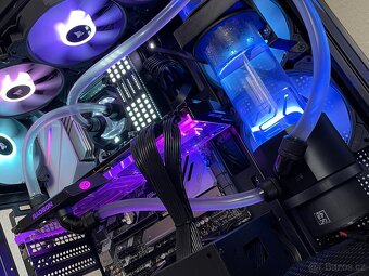 Herní PC vodní setup - 5700x3d / 6900XT / 32 GB / 2 TB - 3