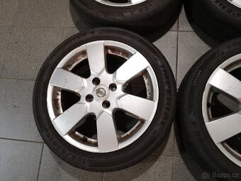Nissan Micra alu 16 + letní 185/50/16. - 3