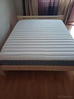 MATRACE 160x200, pružinová, jako NOVÁ - 3