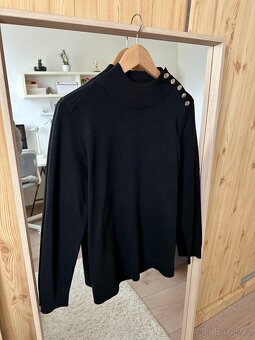 ELEGANTNÍ ČERNÝ SVETR / ROLÁK CALVIN KLEIN - 3