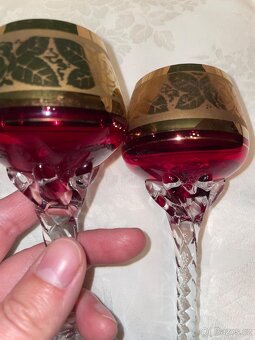 Porcelán - RUBÍNOVÉ SKLO - 3