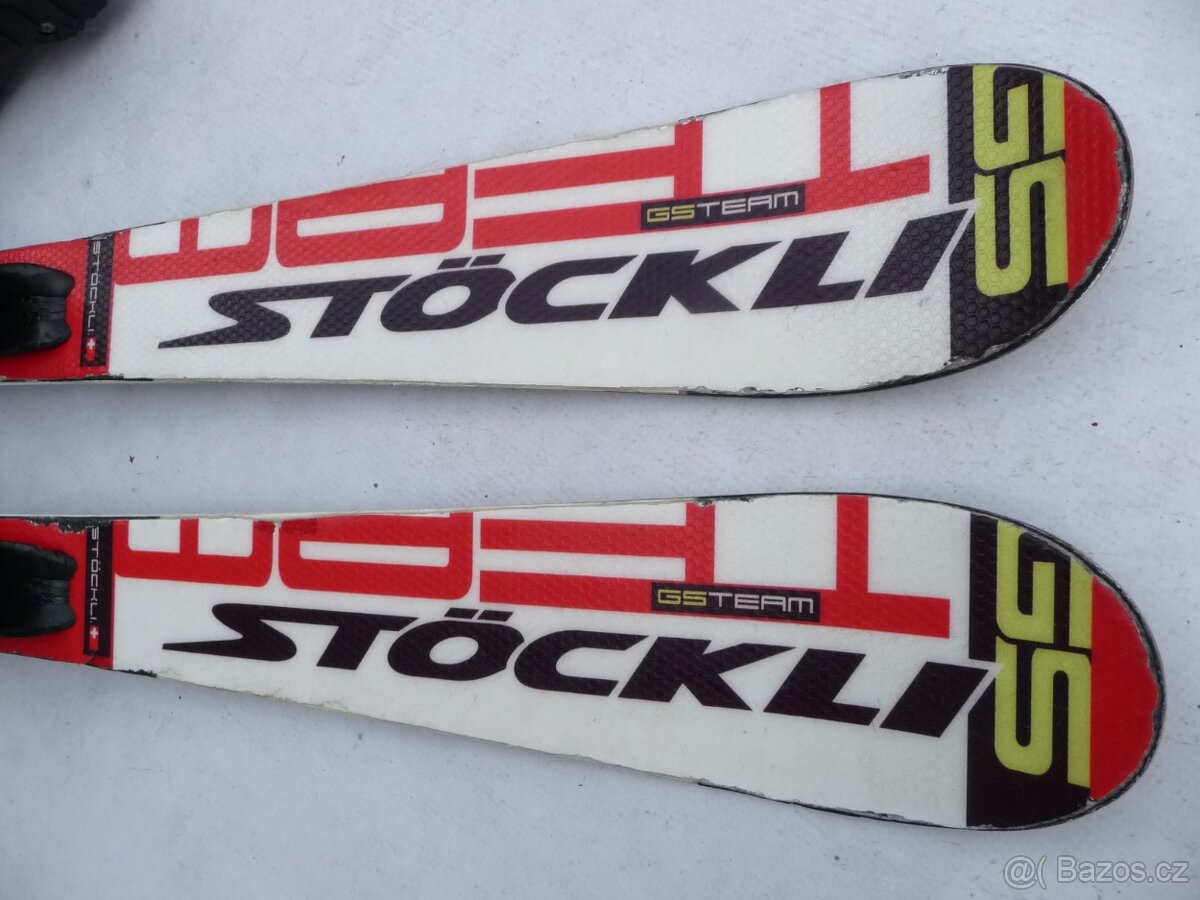 292. Lyže STOCKLI - 120 cm + boty HEAD 35 eu - set - 4