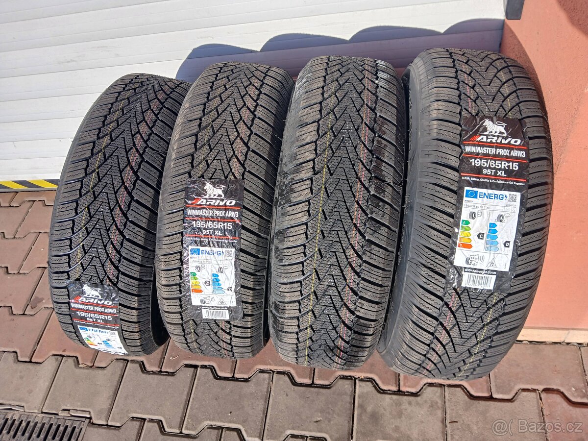 FIAT TIPO / 500L DISKY S NOVÝMI ZIMNÍMI PNEU 195/65 R15 - 4