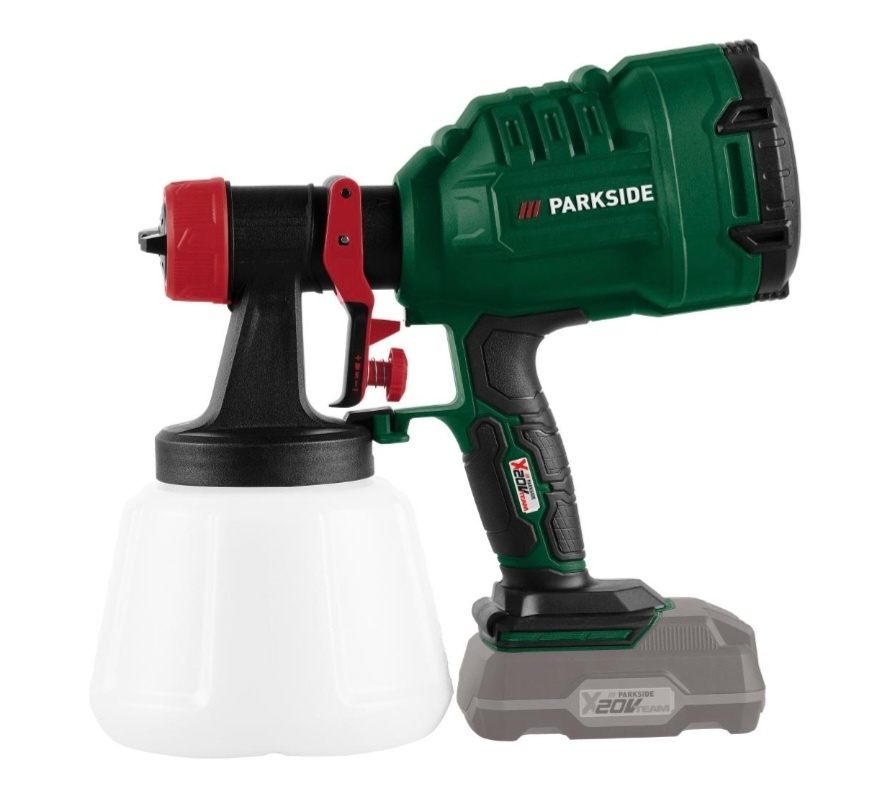 Aku stříkací pistol parkside set - 4