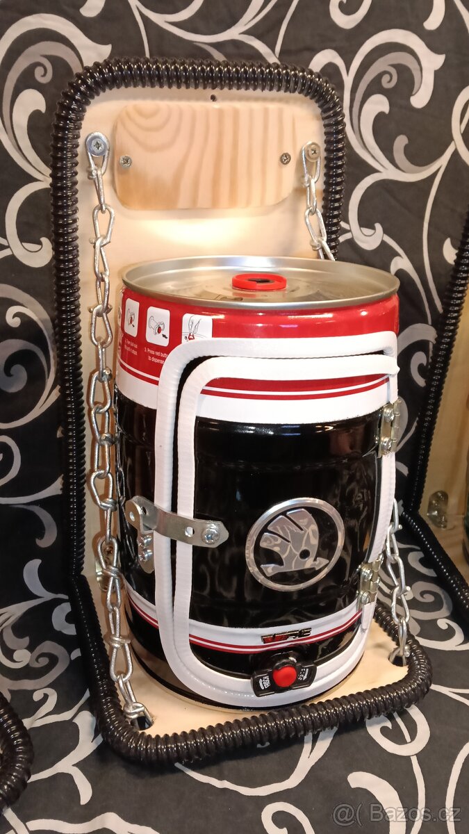 Dárkový ručně vyráběný bar, soudek styl ŠKODA - 4