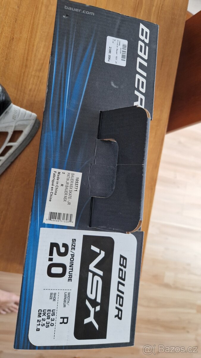 Brusle BAUER NSX JR velikost 2.0 - 4