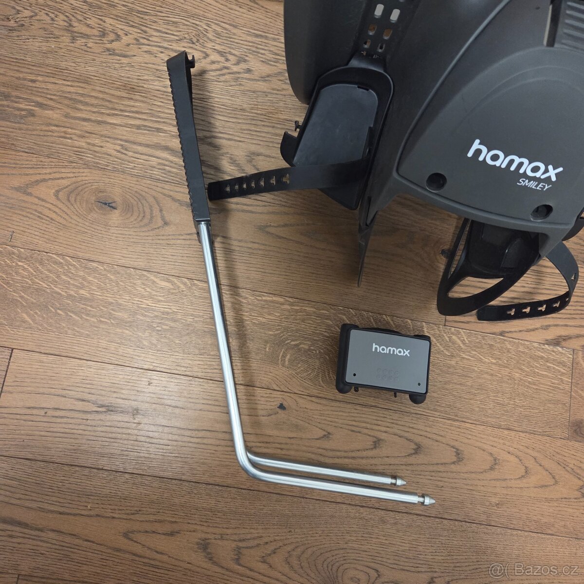 Dětská cyklosedačka Hamax Smiley – kompletní set - 4