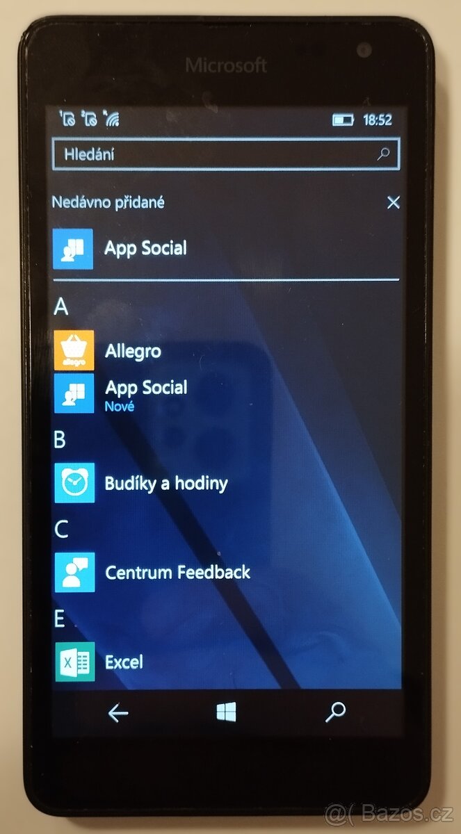 Prodám mobil Microsoft/Nokia Lumia 535 Dual SIM, stav A - 4