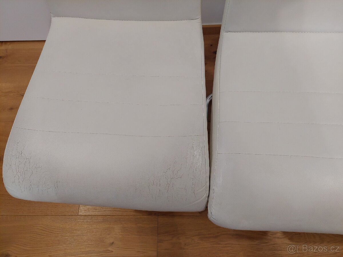 Koženkové jídelní židle - 4