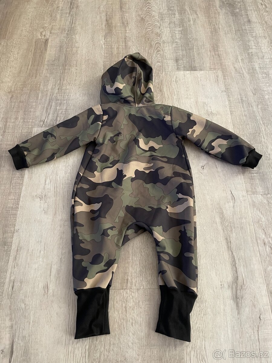 Softshellový overal maskáč Kulišárny vel. 74 - 4
