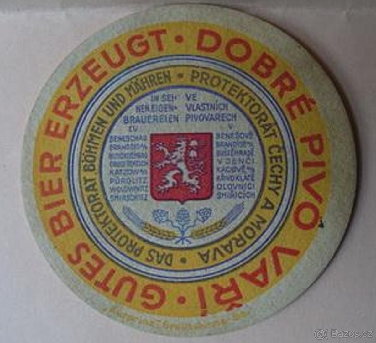 Pivní sklo sklenice půllitry tretinky cedule lahve 25 - 4