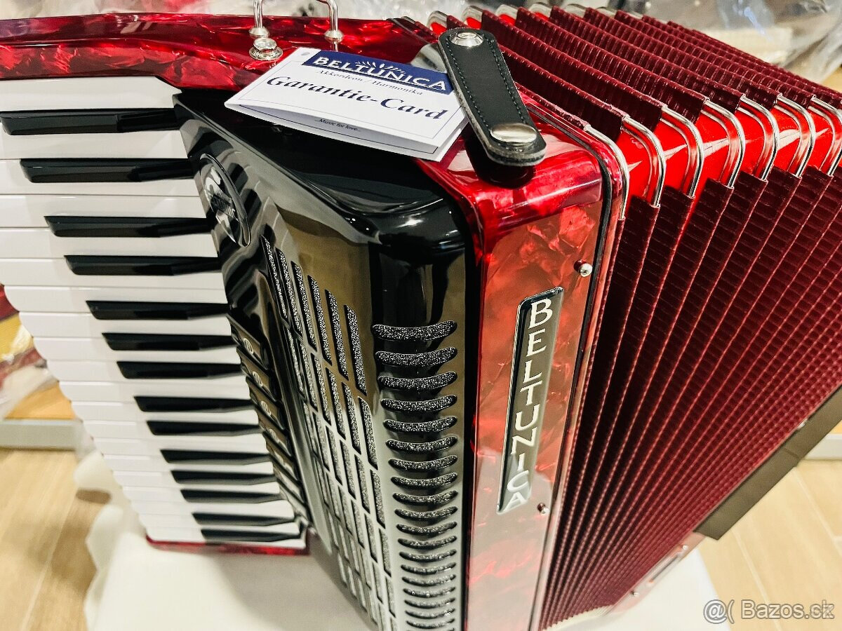 Nový akordeón Beltunica Vivaldi- 80 basový- krásny zvuk, odľ - 4