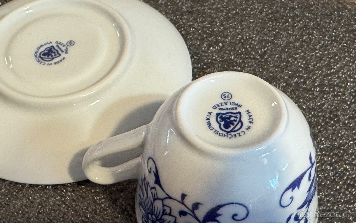 Značková sada porcelánových šálků HENRIETA, 4+1 ks, -50% - 4