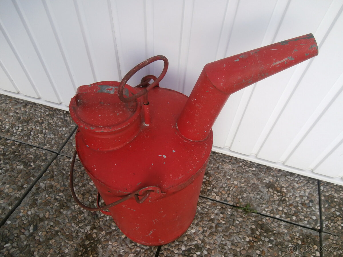 Míchací konev plechová pozinkovaná včetně pošty za 800 kč - 4