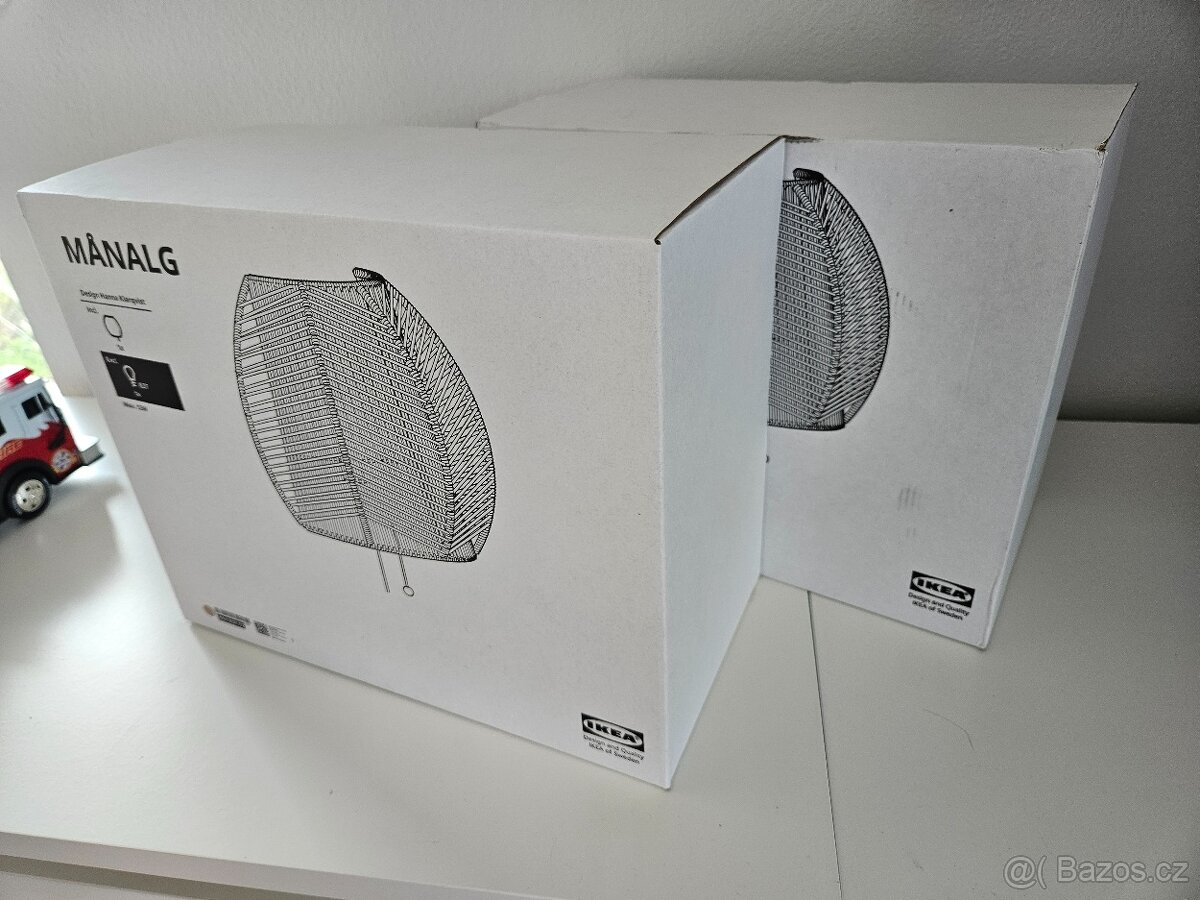 Boho lampa nastenna z rakpsu Ikea Manalg - 4