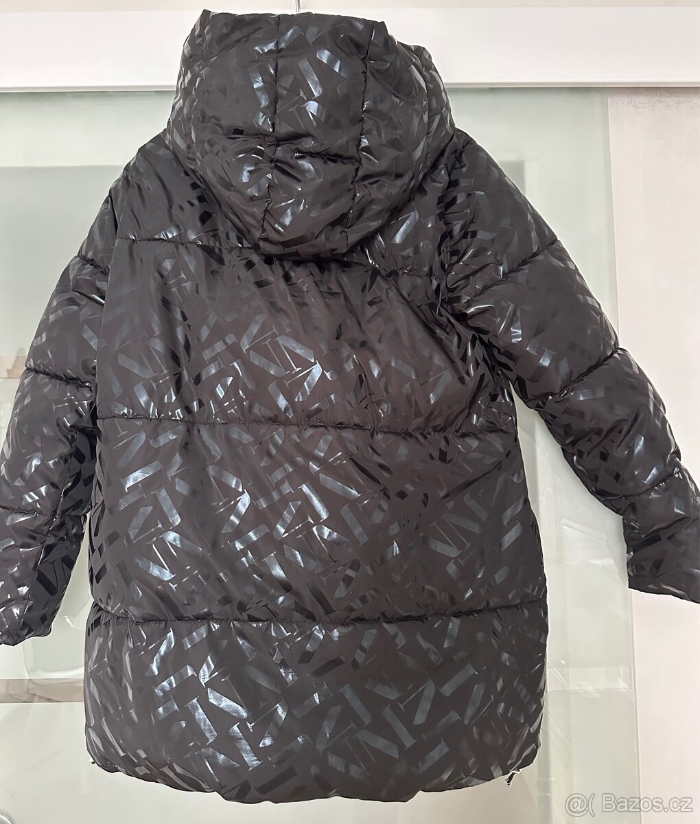 Dámská zimní černá bunda - 4