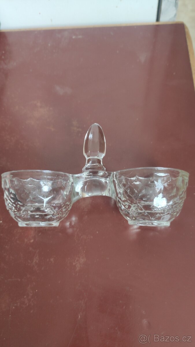 Slánka - lisované čiré sklo - 4