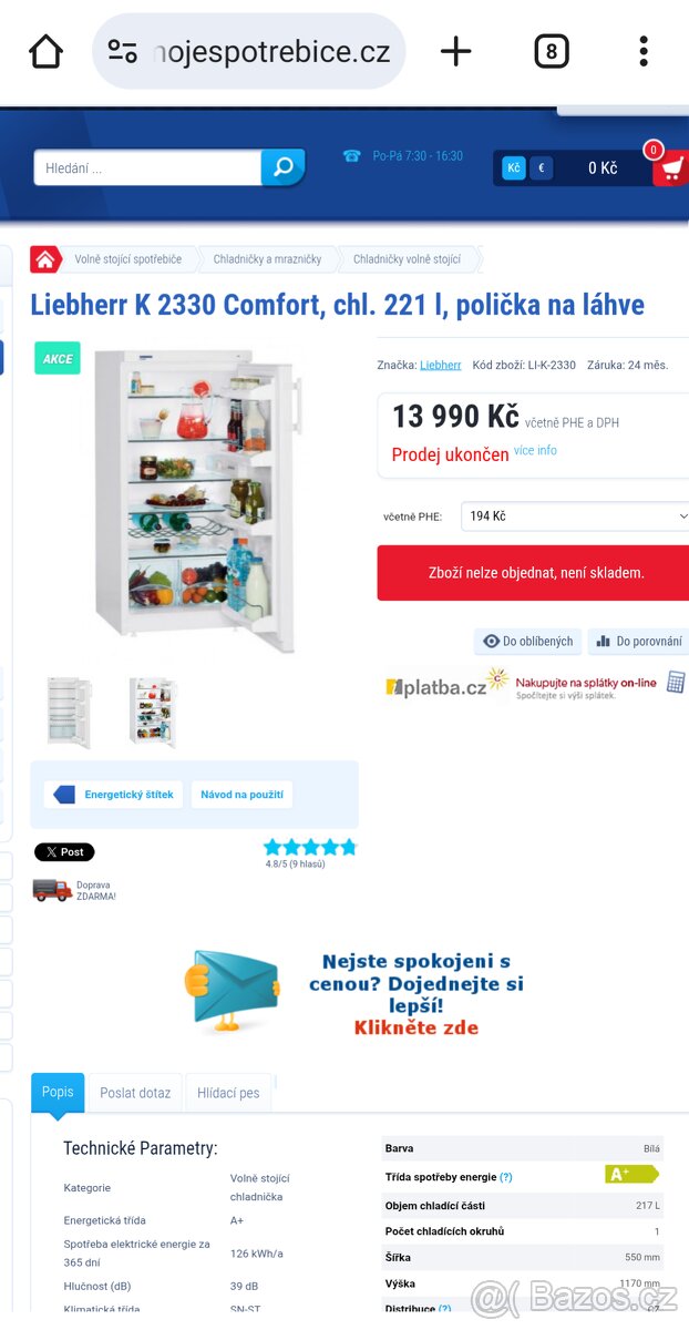 Lednička Liebherr - 4