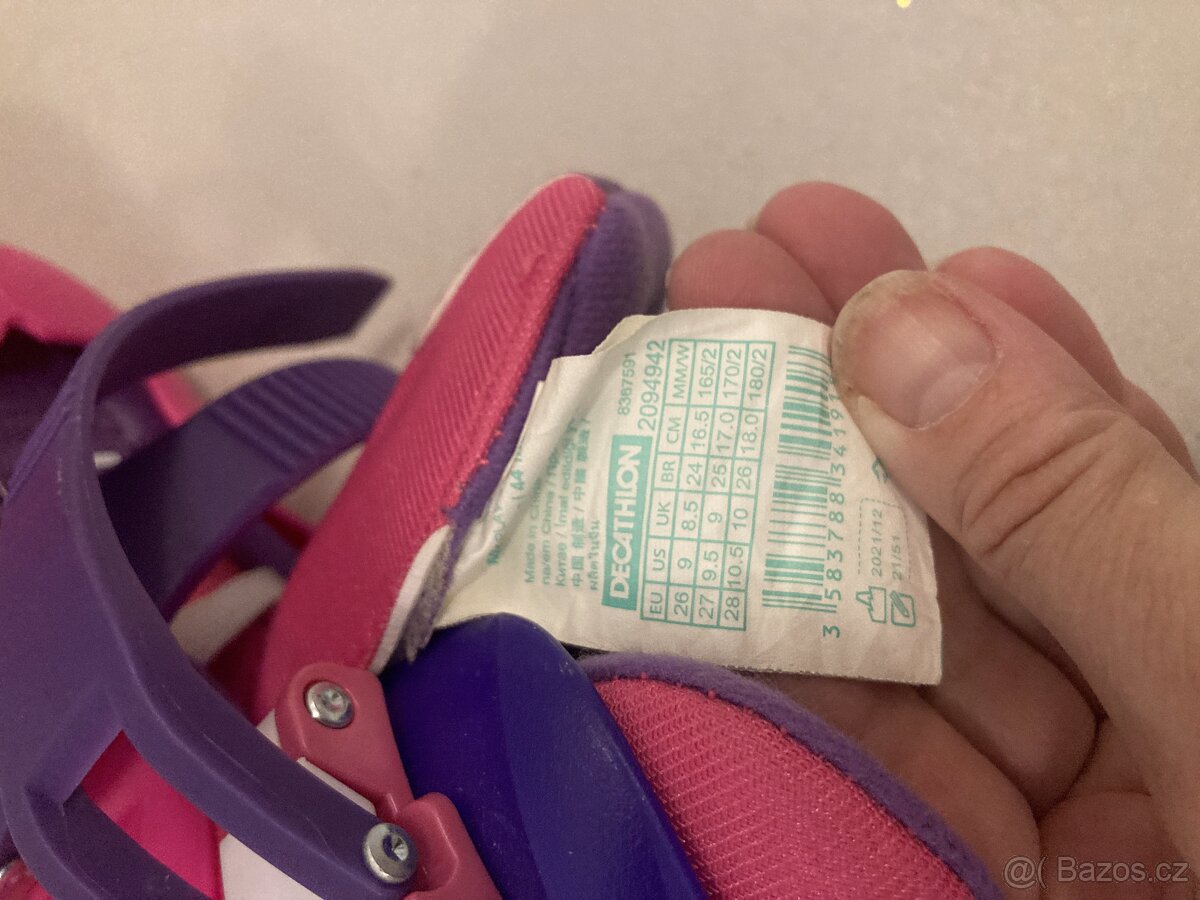 dětské kolečkové brusle 26-28 - 4