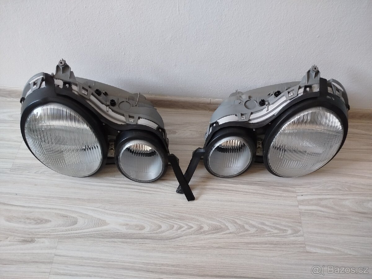 Mercedes W210 předfacelift – nové světlomety HELLA - 4