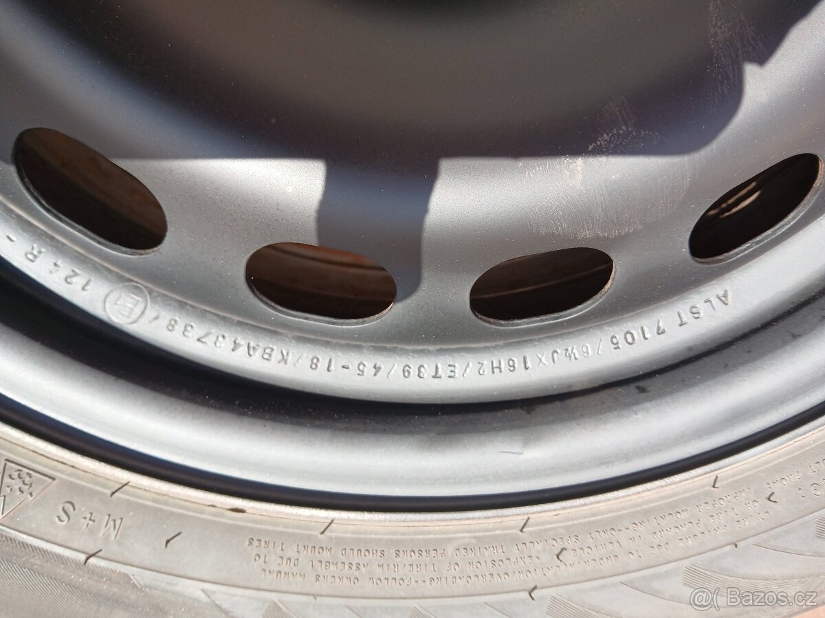 FIAT TIPO / 500L DISKY R16" SE ZIMNÍMI PNEU - 4