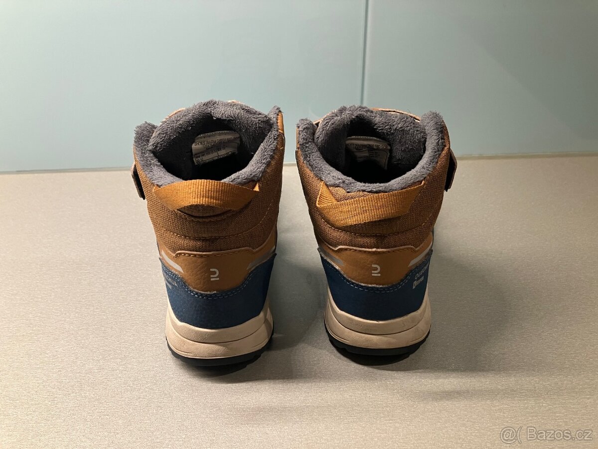 Dětské zimní kožené boty Decathlon vel. 32 - 4