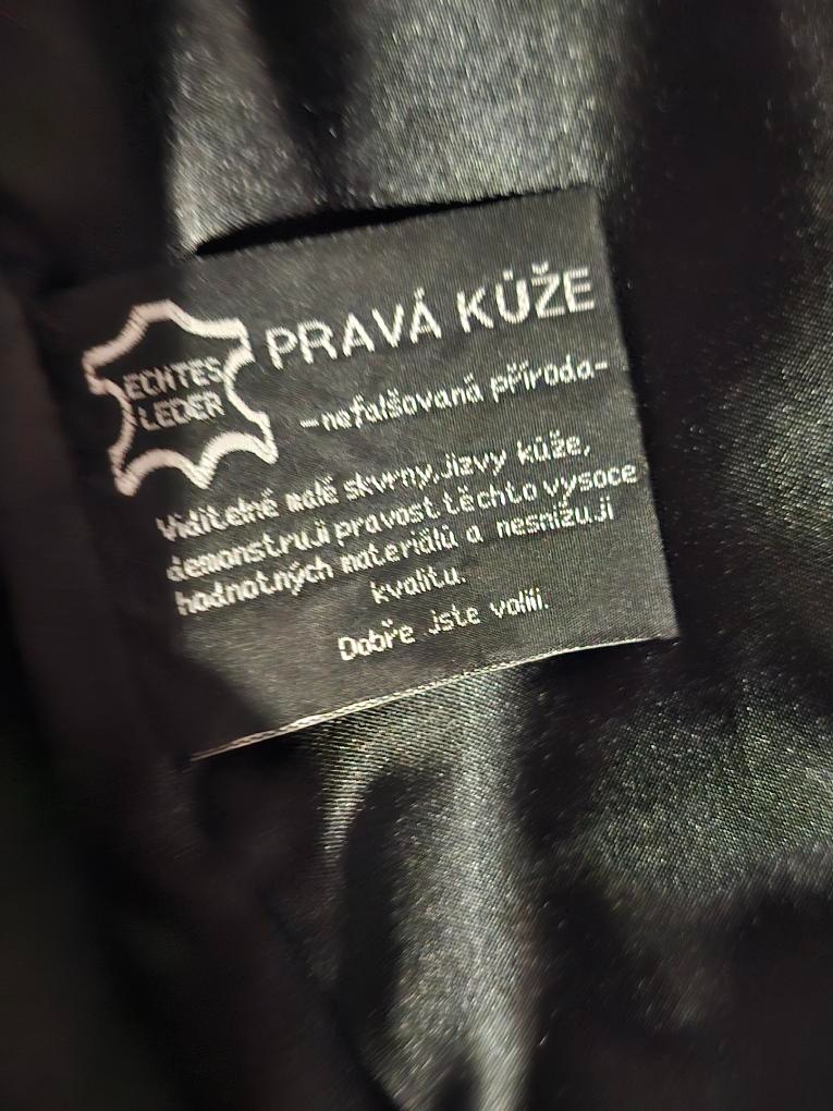 Pánská kožená bunda vel L - 4