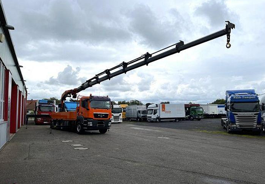 MAN TGS 35.480 8x4 - valník s hydraulickou rukou