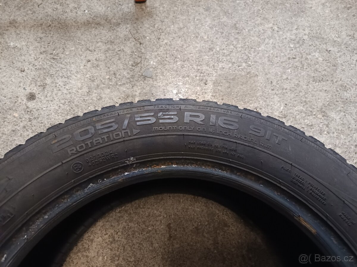 Zimní pneu 205/55/16 , 2 ks - 4