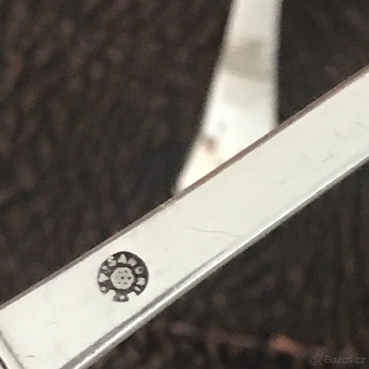 starožitné lžičky Sandrik Alpaka 13ks - 4