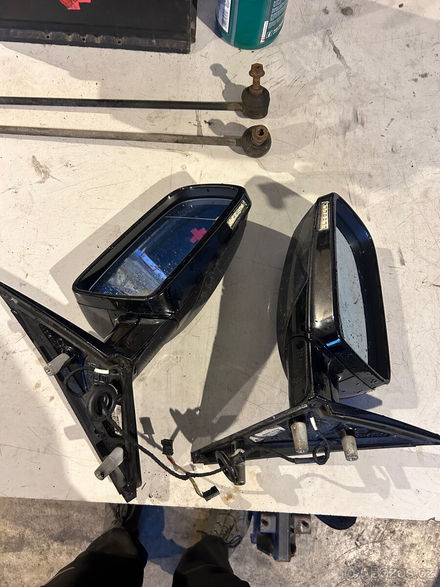 Bmw e61 Lci - zrcátka PLATINGRAU - 4