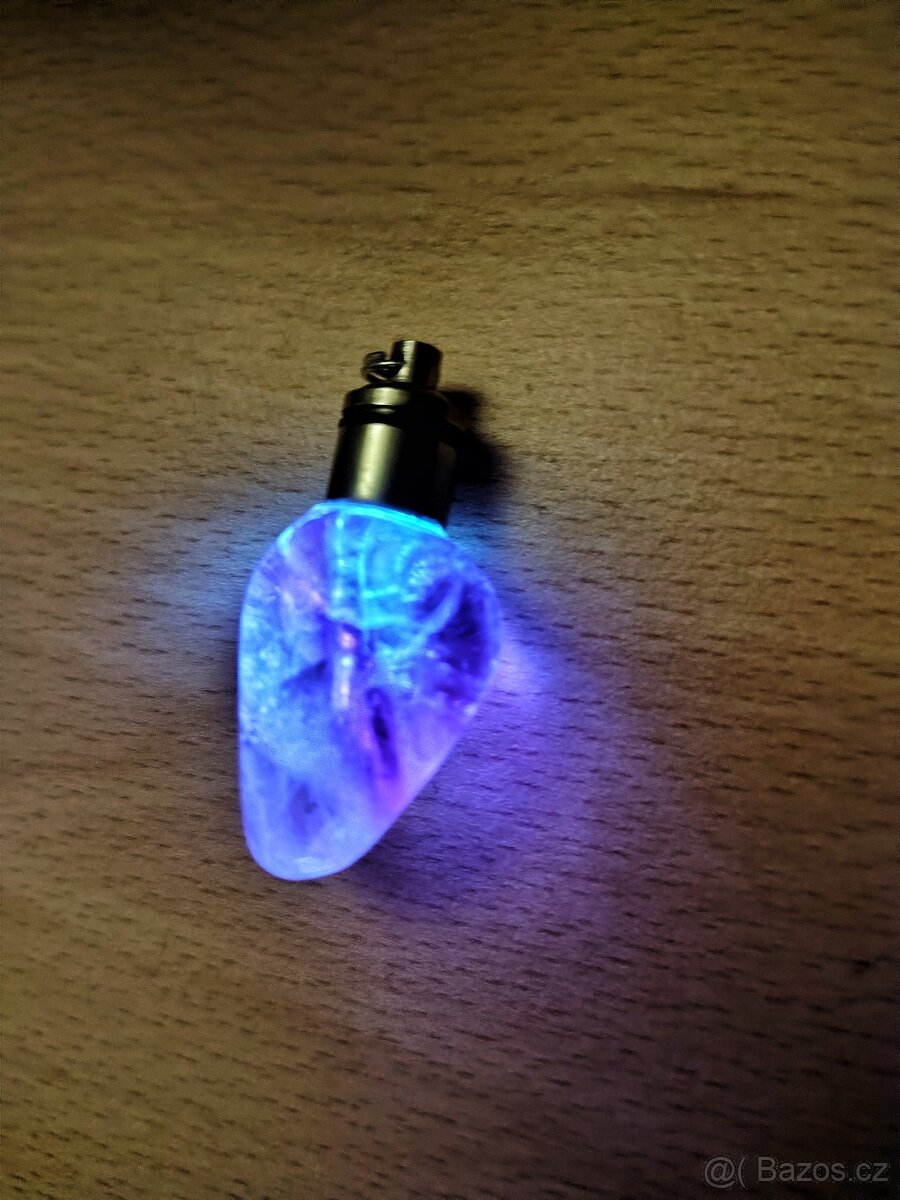 Svítící fluorit nàhrdelník - 4